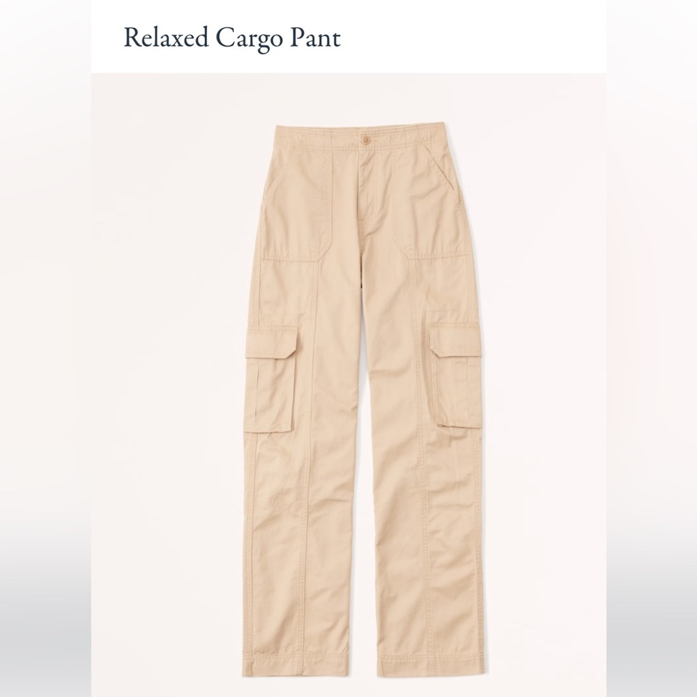 Abercrombie relaxed cargo pant
